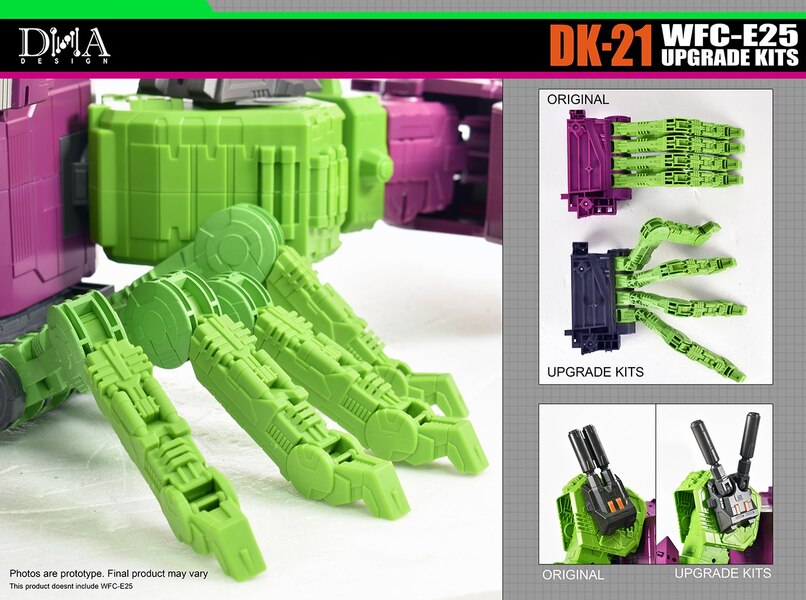 DNA DESIGN DK 19 & DK 21 WFC E25 Scorponok Upgrade Kits  (6 of 14)